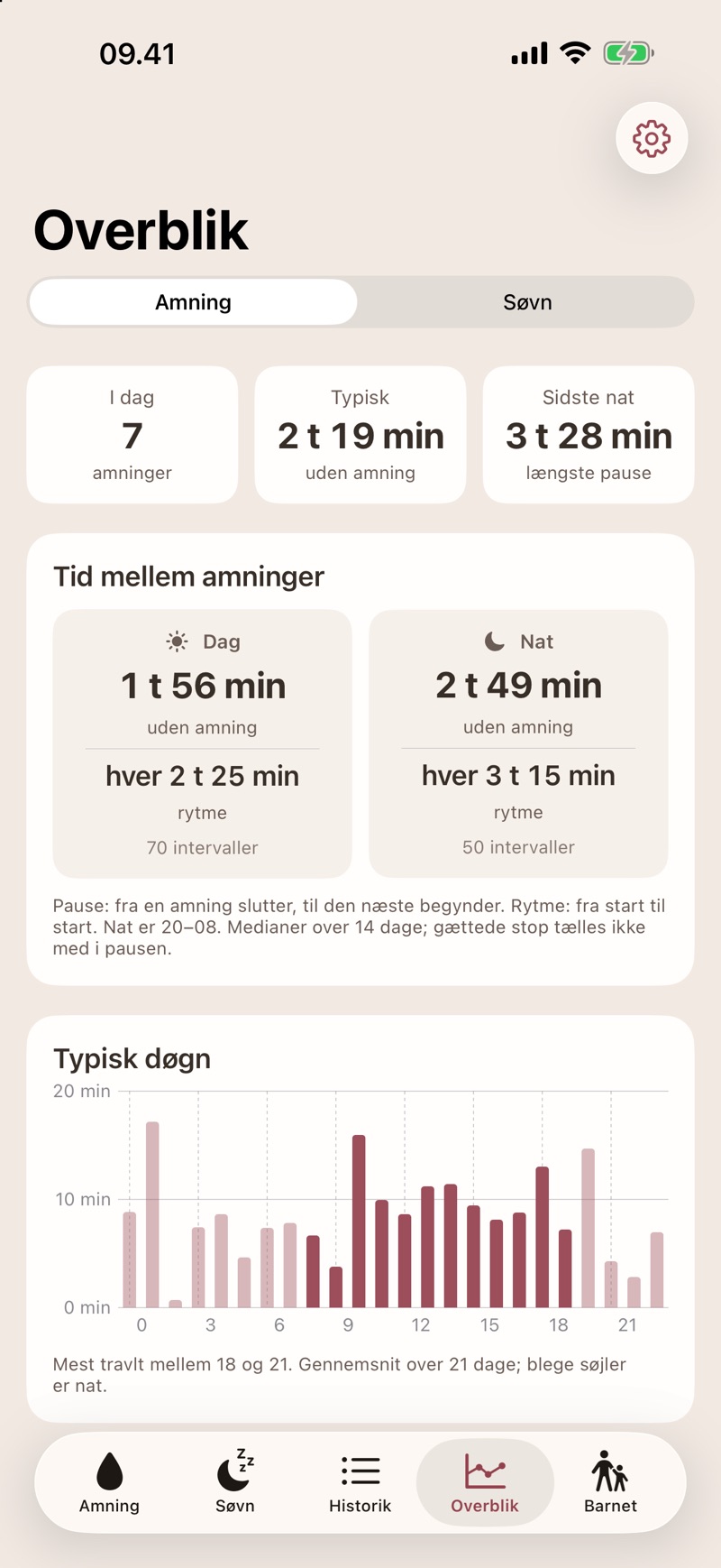 Overblik i Ammehjerne